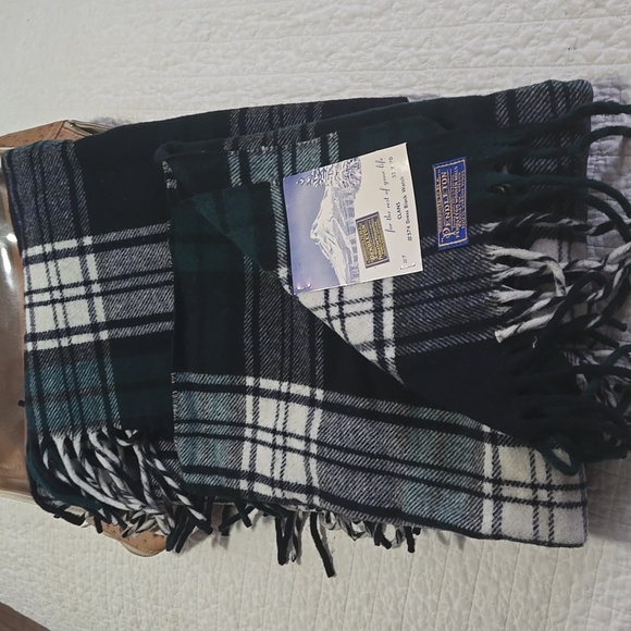 Pendleton Wool Tartan Stadium Blanket Vintage 1960s NWT Ralph Lauren Christmas - Picture 8 of 10